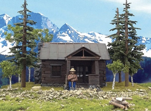 SMKY02 Smokey Bear with cabin scene